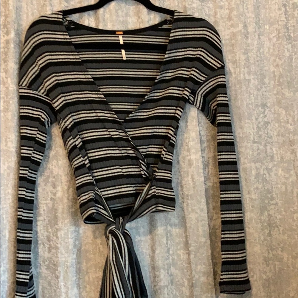 Free people striped long sleeve